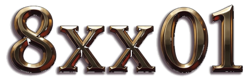 8xx01 logo